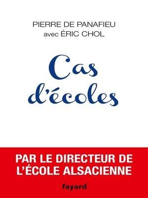 cover image of Cas d'écoles